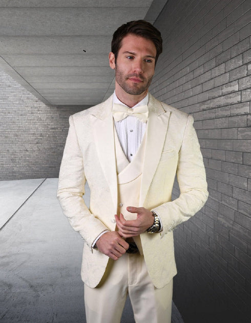 White Prom Suit - White Prom Tuxedo Suits - White Wedding Tuxedo
